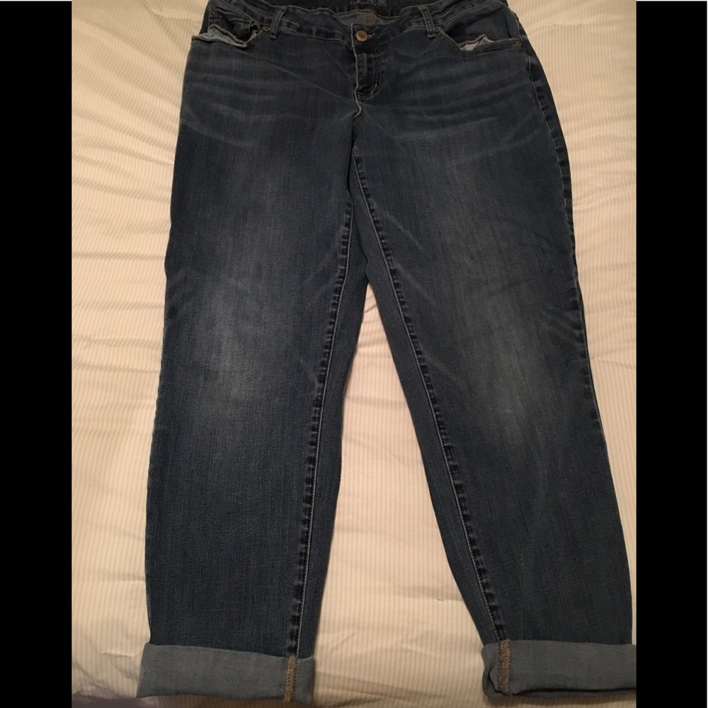 Maurice’s “boyfriend” jeans size 18W